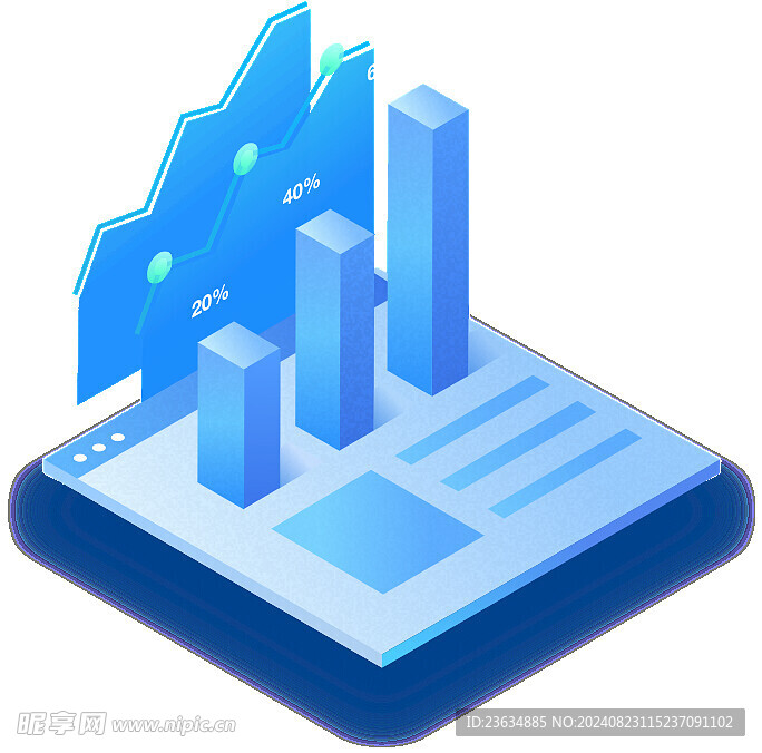 3D质感 科技图标