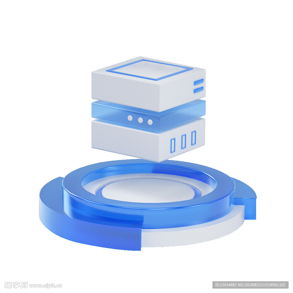 3D质感 科技图标