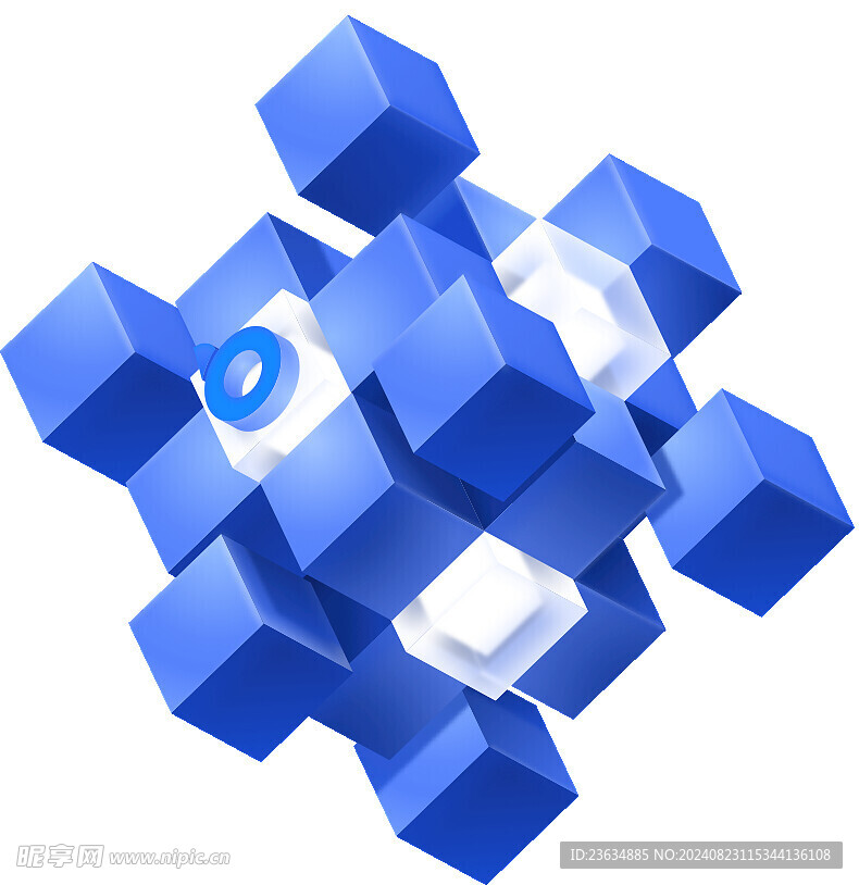 3D质感 科技图标