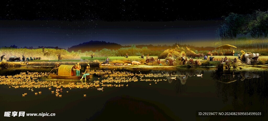 夜景观星营地