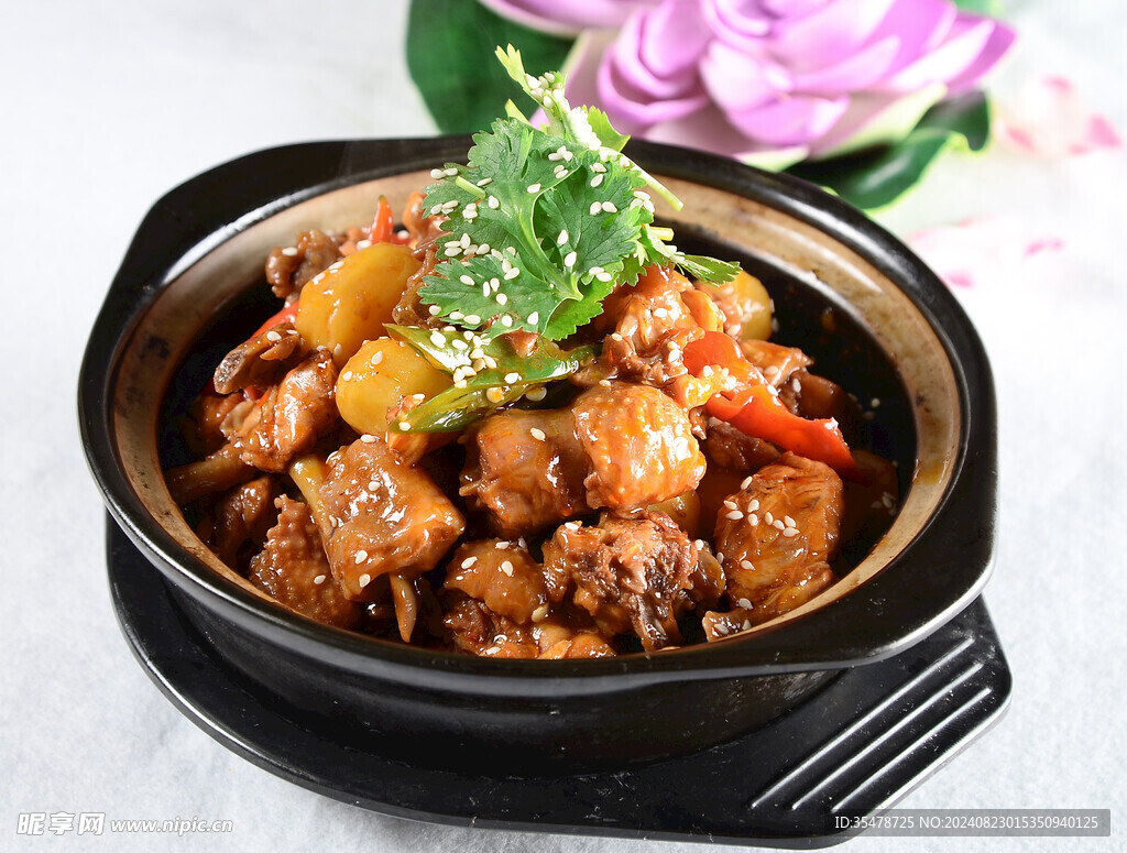 板栗烧土鸡