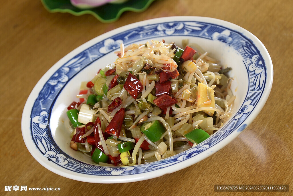 浆水菜炒小豆芽