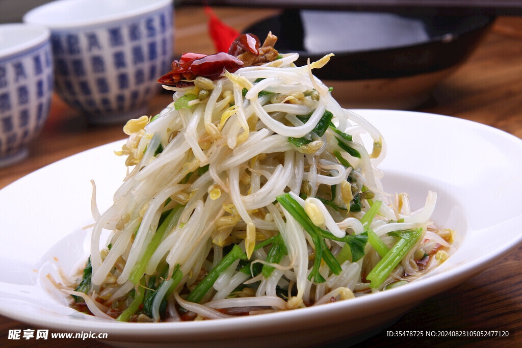 生泡绿豆芽