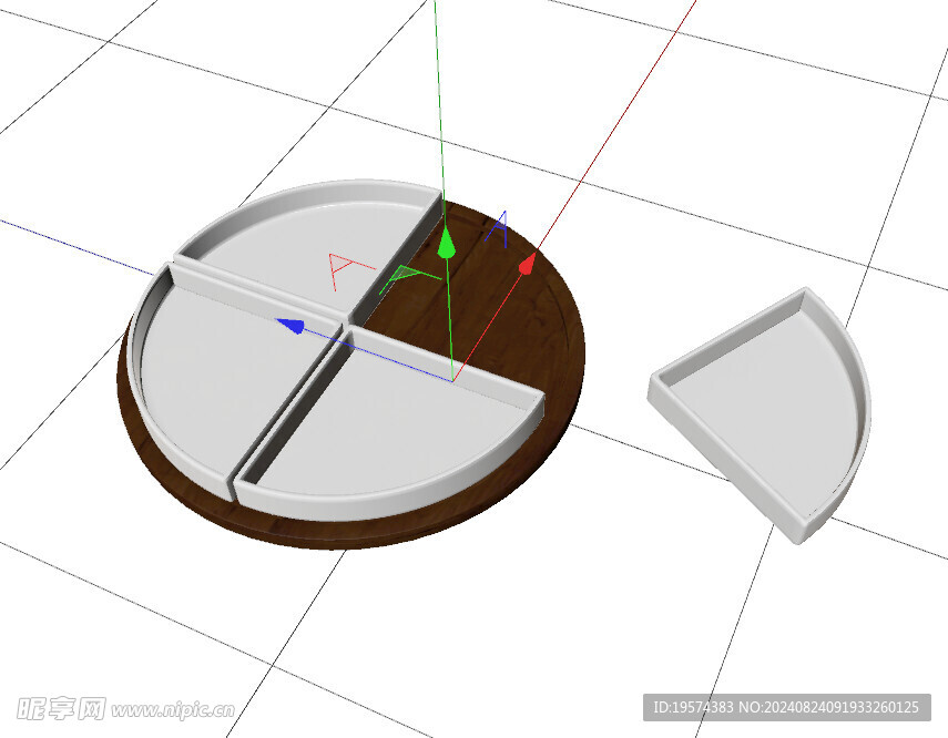 C4D模型 果盘