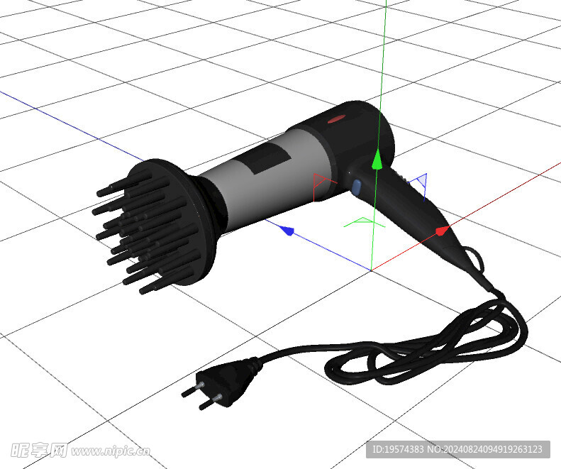 C4D模型 吹风机