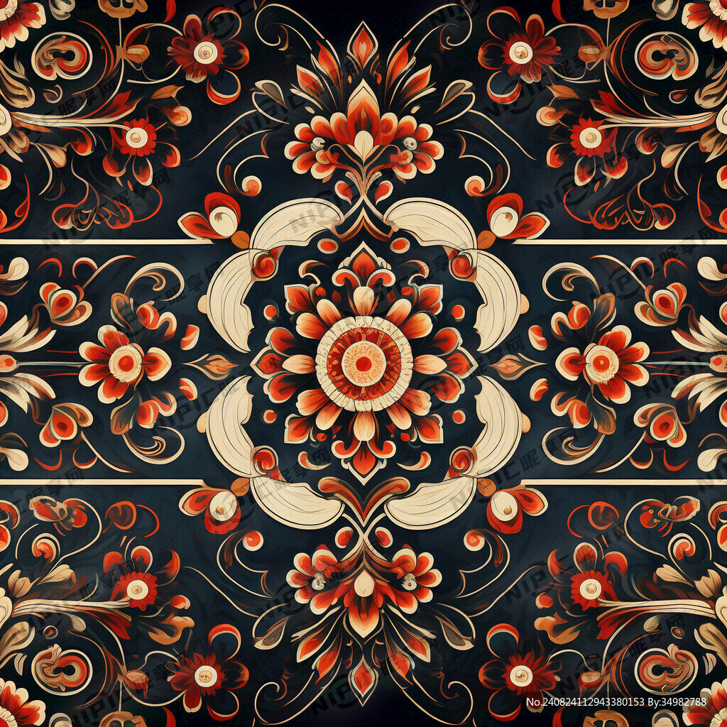 服饰图案 传统 古典 符