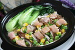 香菇青菜煲仔饭