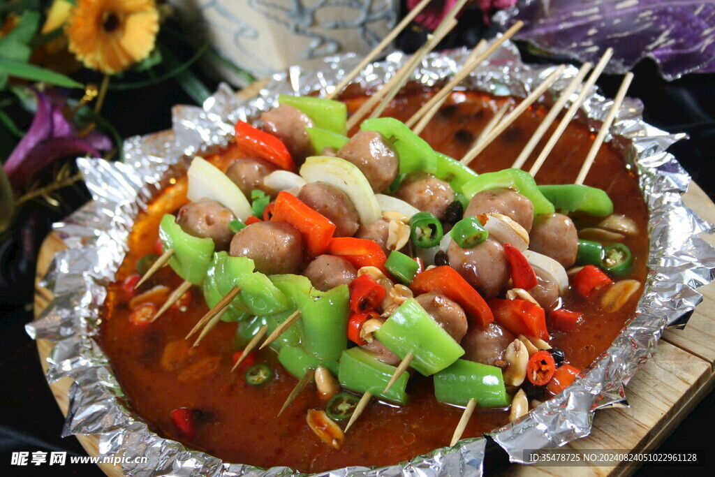 铁板锡纸串串香