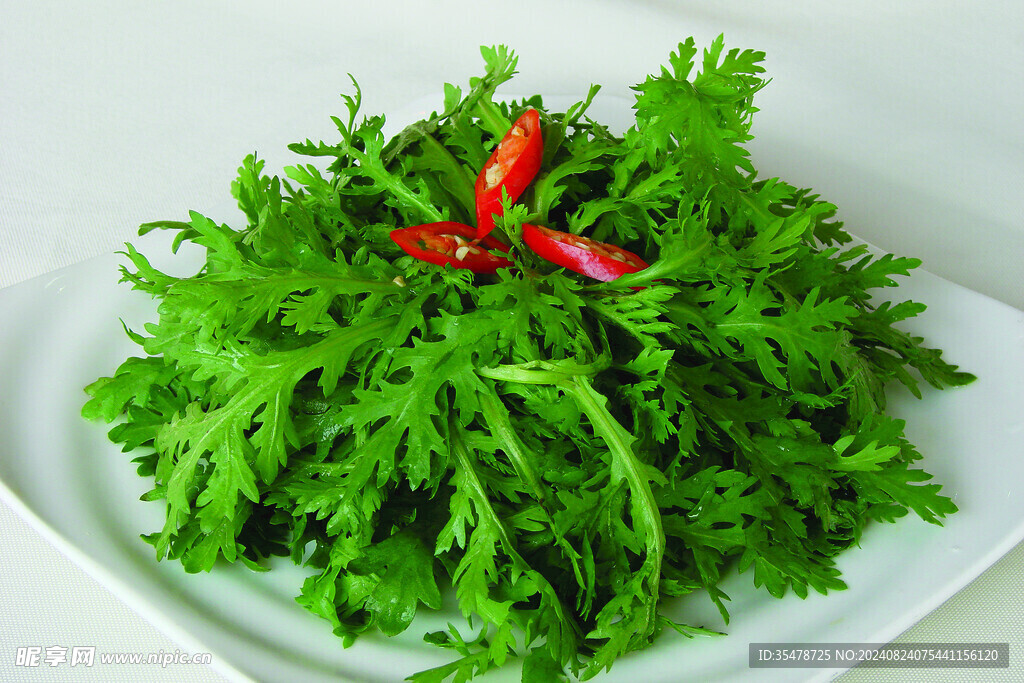 生拌茼蒿
