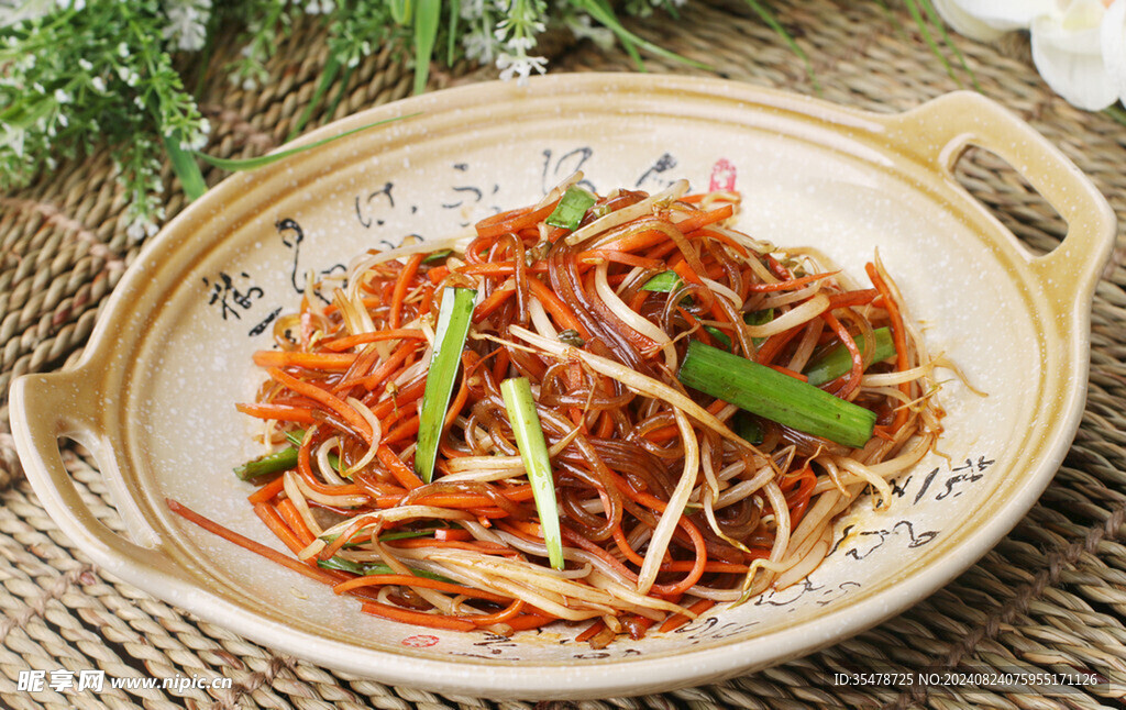 豆芽炒粉条