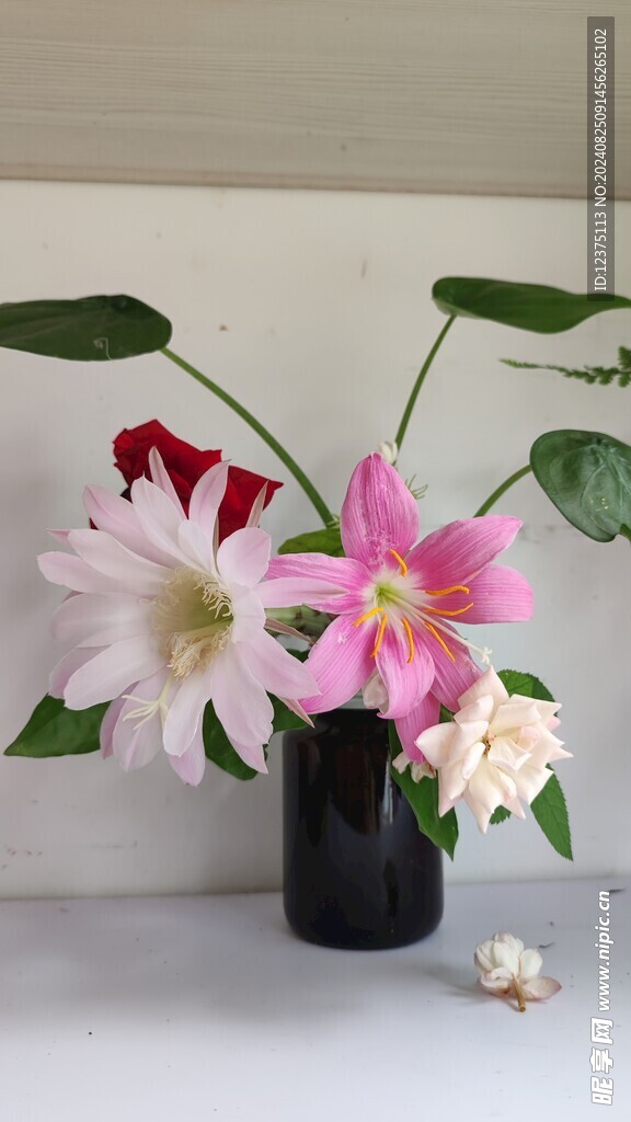 随心插花