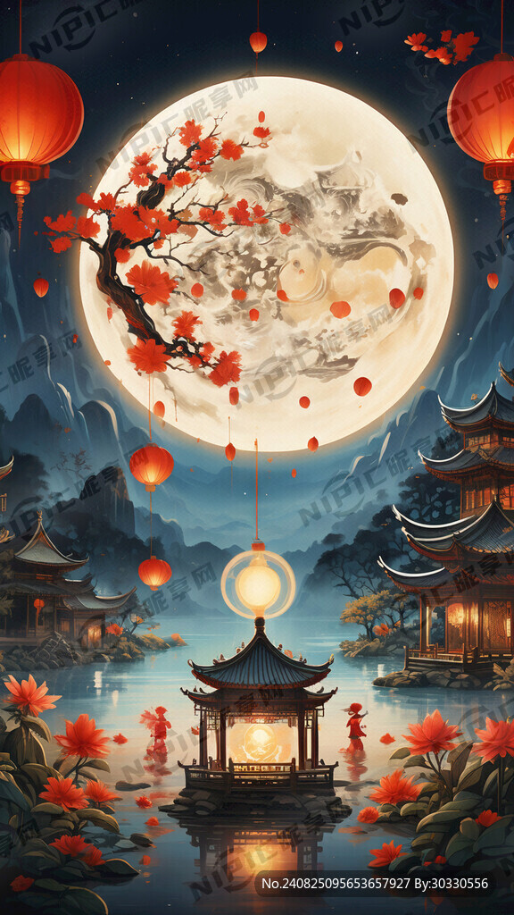 中秋展架
