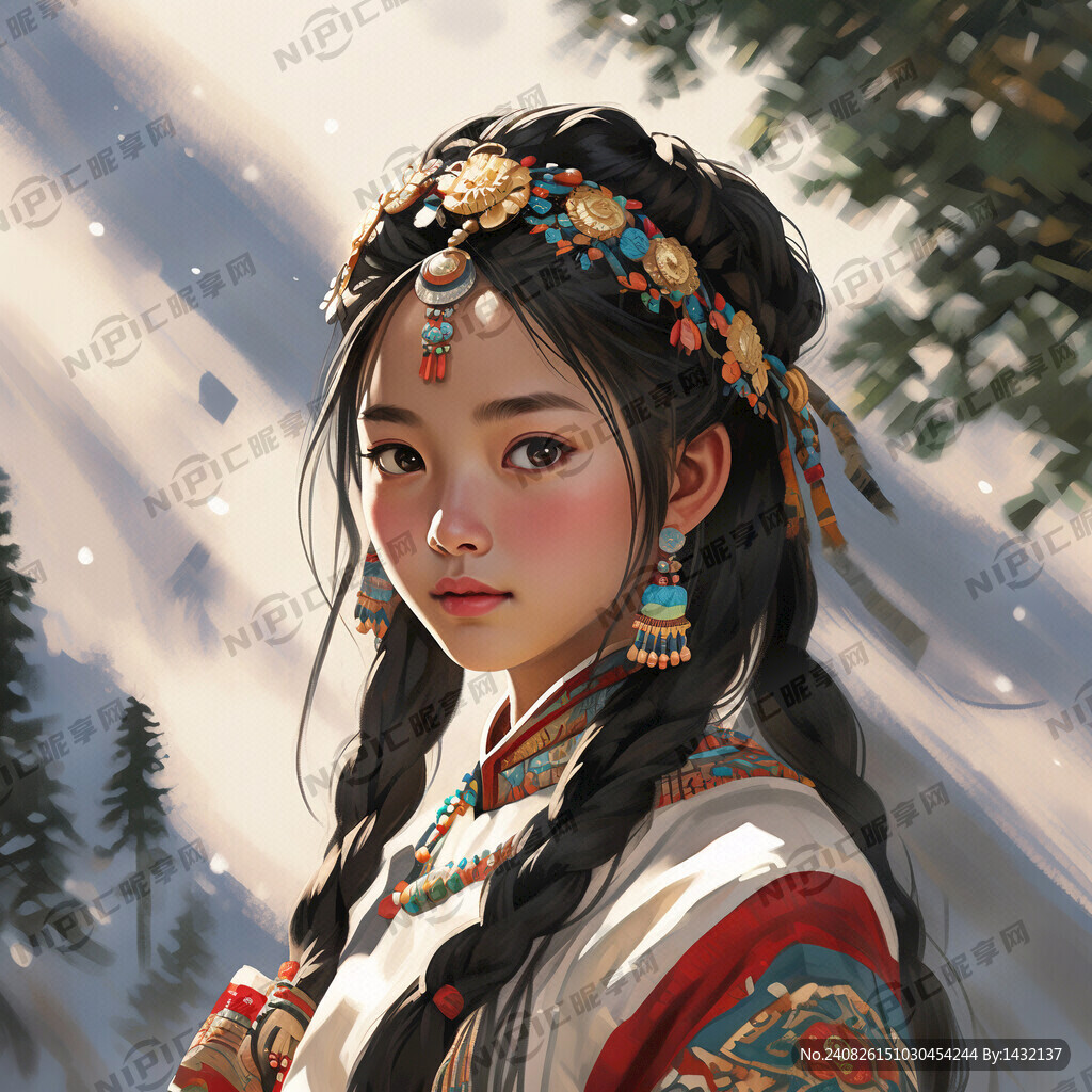 藏族 少女 卓玛