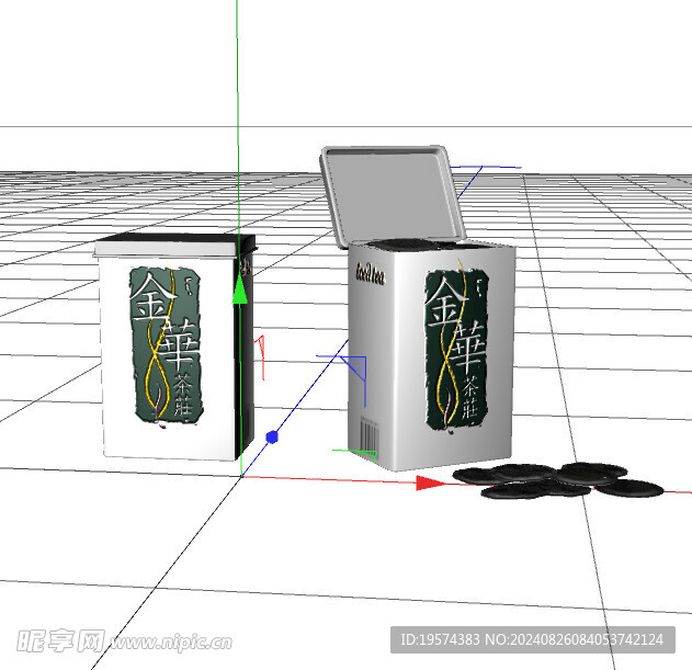 C4D模型 茶叶