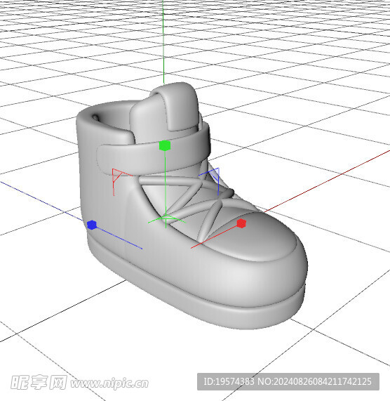 C4D模型 鞋子