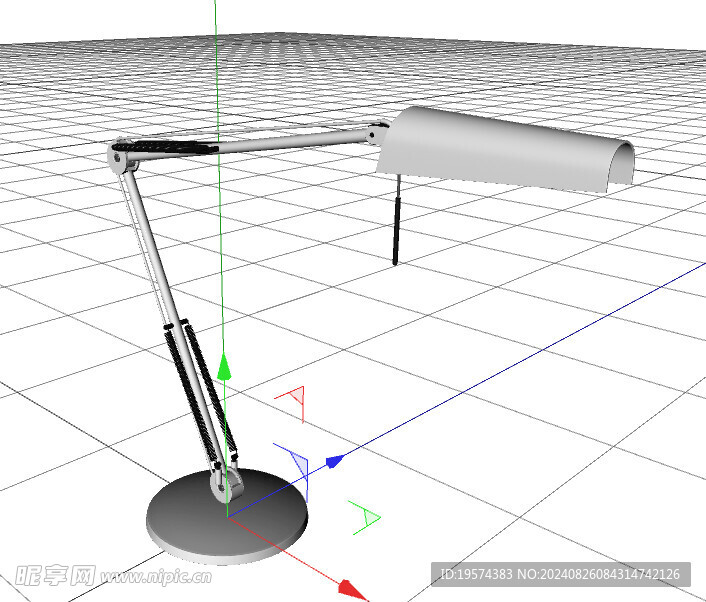 C4D模型 台灯
