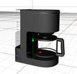 C4D模型 咖啡机