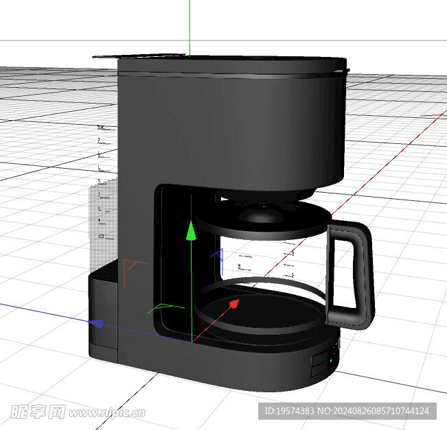 C4D模型 咖啡机