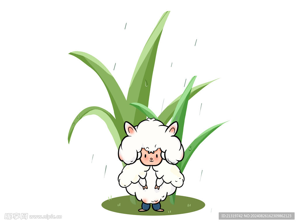 卡通手绘羊