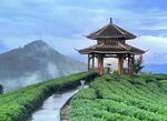 山顶凉亭
