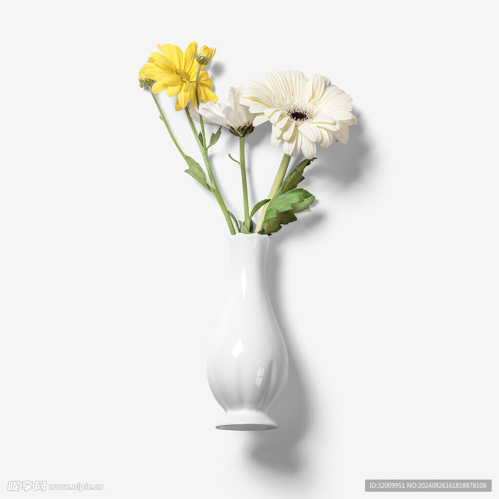 花瓶中的花朵         