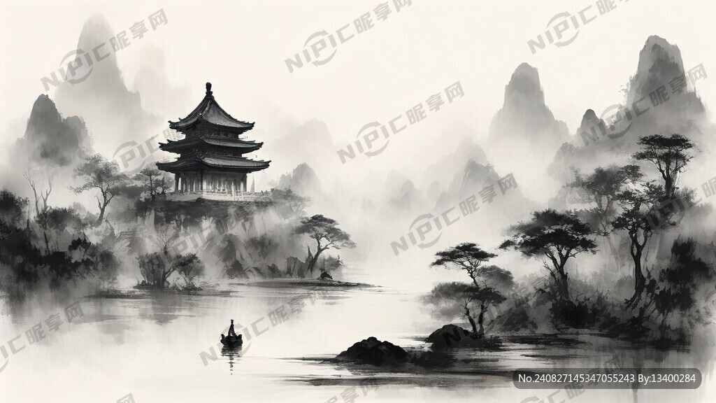 水墨皇家园林