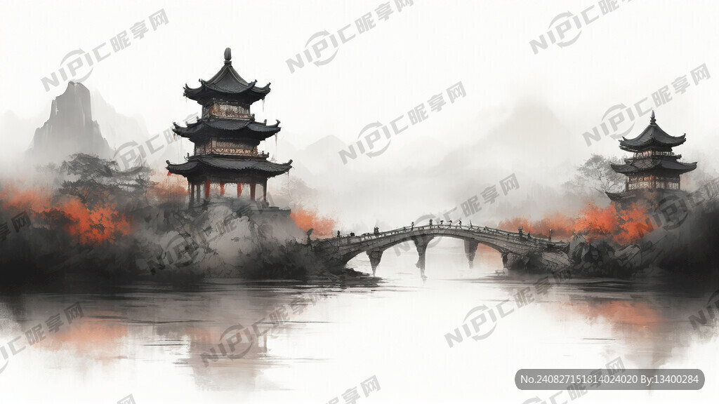 水墨金水桥 后花园