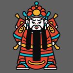 可爱卡通古代人物