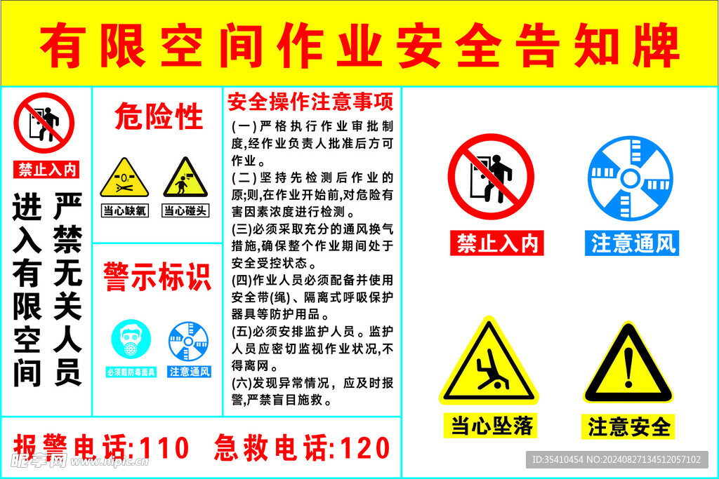 安全告知牌