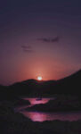 夕阳大海