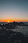 夕阳大海