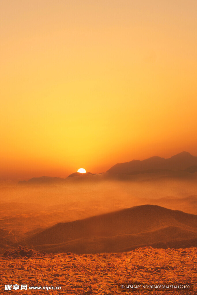 傍晚夕阳