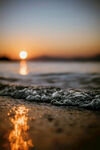 夕阳大海