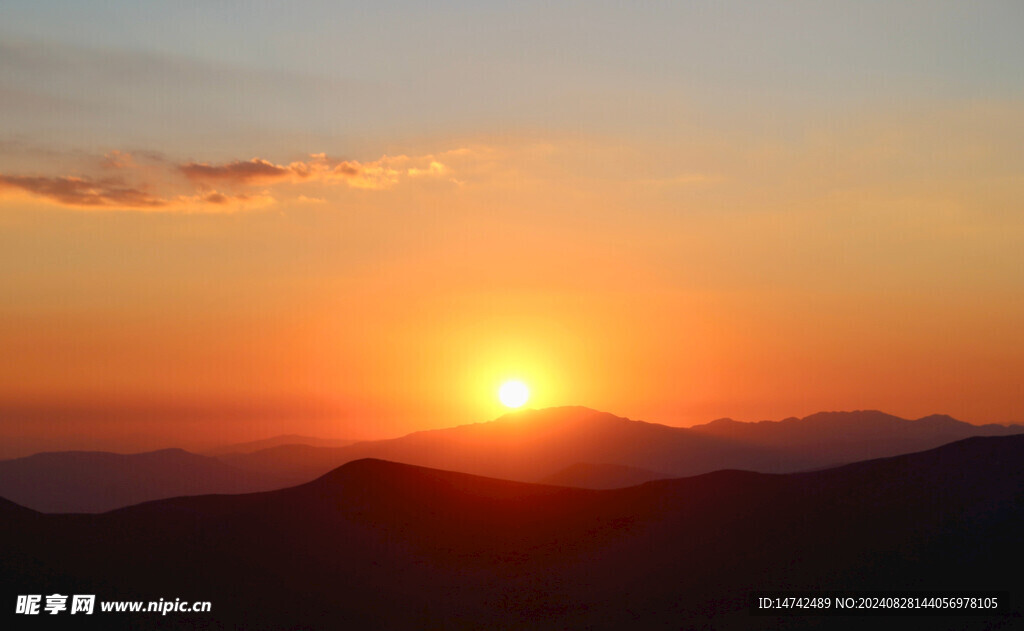 傍晚夕阳