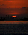 夕阳大海
