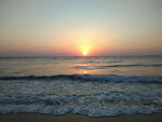 夕阳大海