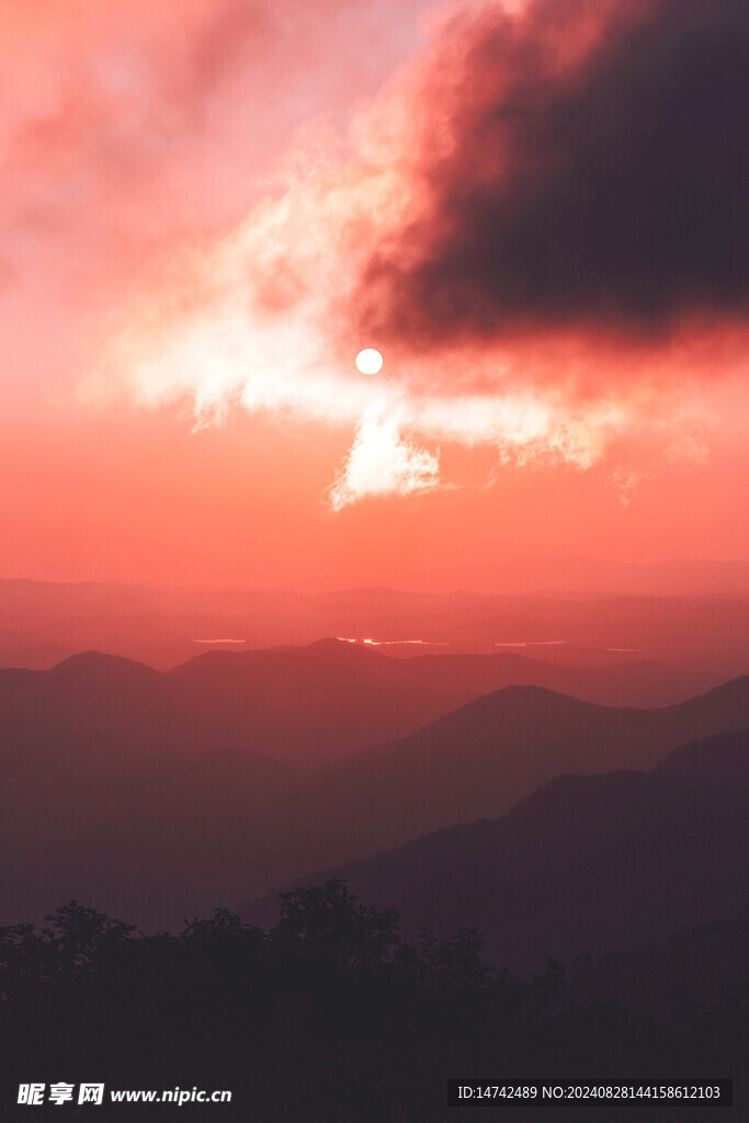 傍晚夕阳