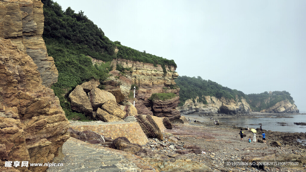 大连金石滩地质公园海边