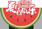 夏日套西瓜背景