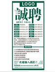 餐饮招聘展架图片