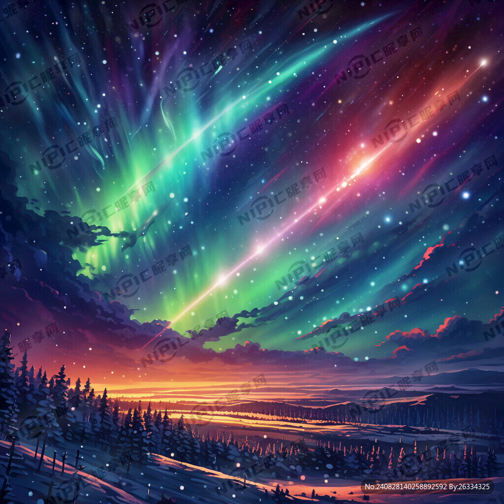 极光流星雨