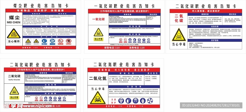 危险告知卡