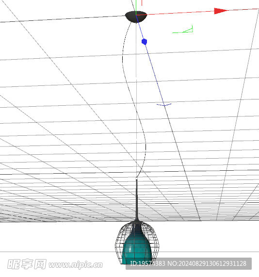 C4D模型 吊灯