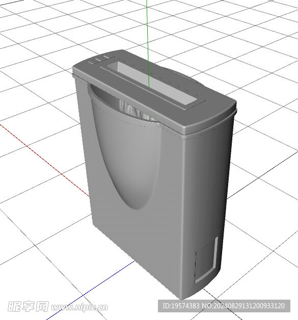 C4D模型 碎纸机