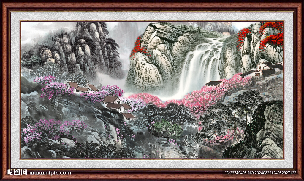 国画江山如画 