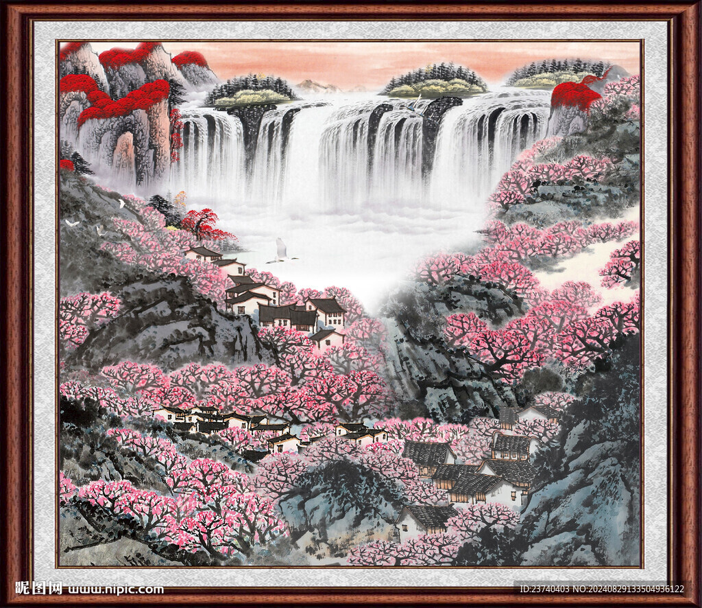 山水风景画 