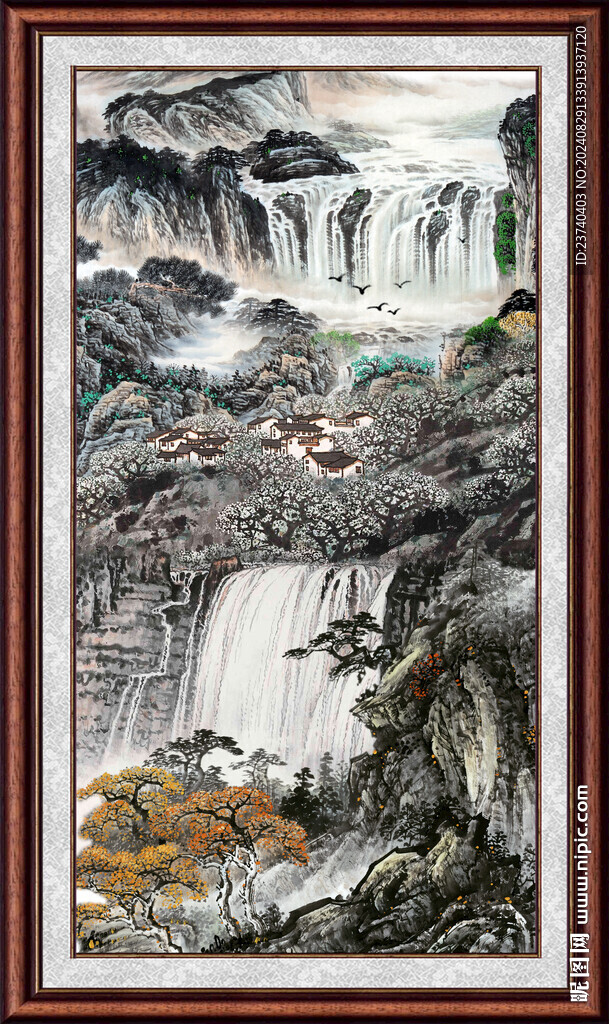 山水风景画 