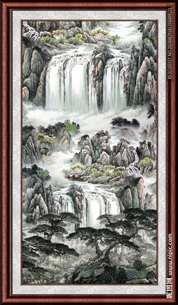  大幅山水画 