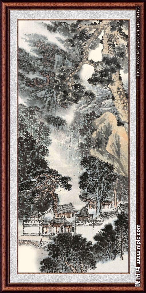  大幅山水画 