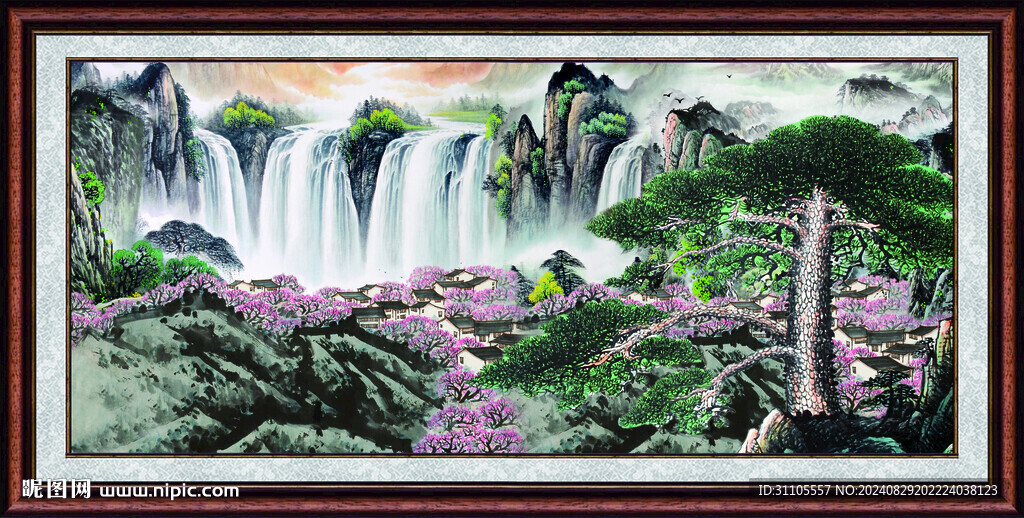 风景国画 